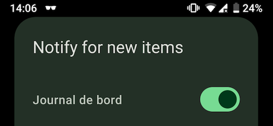 Feeder notifications 3